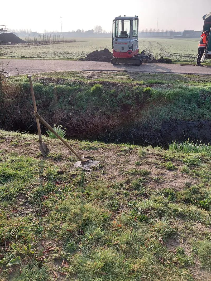 Boring onder een watergang met Nano-Drill