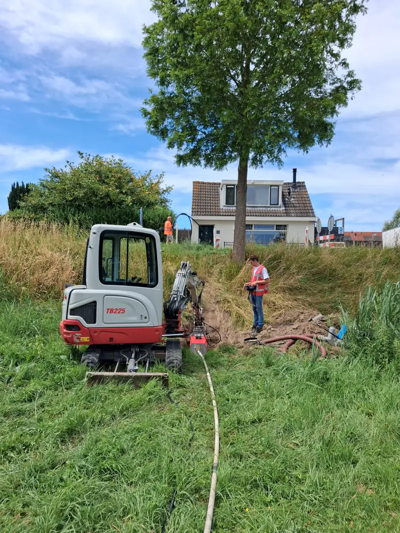 Compacte Nano-Drill op een moeilijk bereikbare locatie